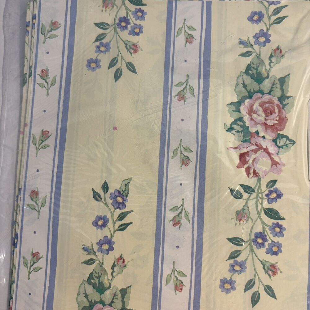 Vintage Gift Wrap With Matching Gift Card by Current “Spring Rose” Sealed New - Picture 5 of 6